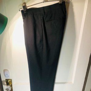 Calvin Klein Men's Slim Fit Pleated Dress Pants / Slacks (Black) - Size 31x30